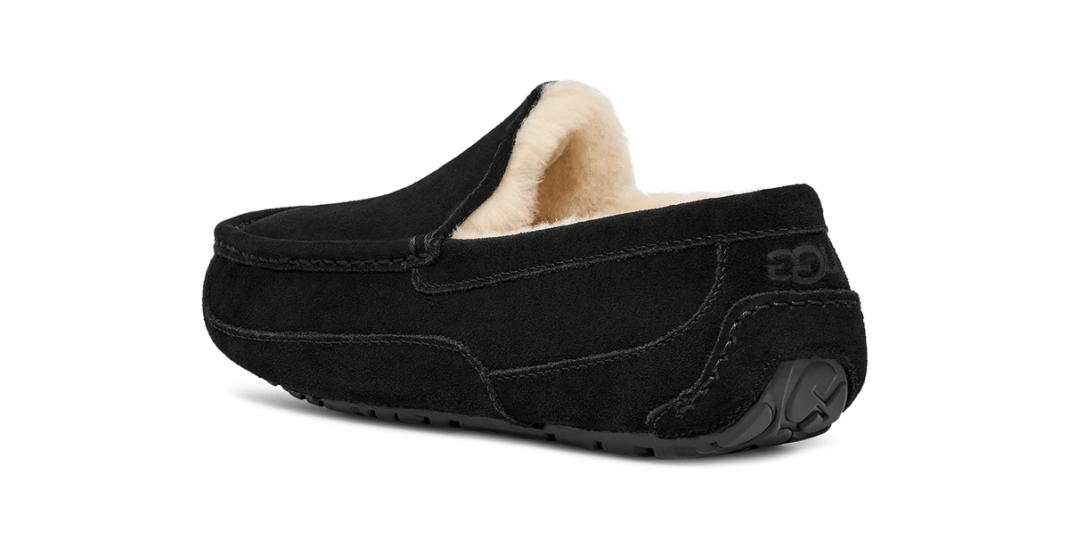 Overkicks - UGG Ascot Slipper Black (1101110-BLK) - detalle suela