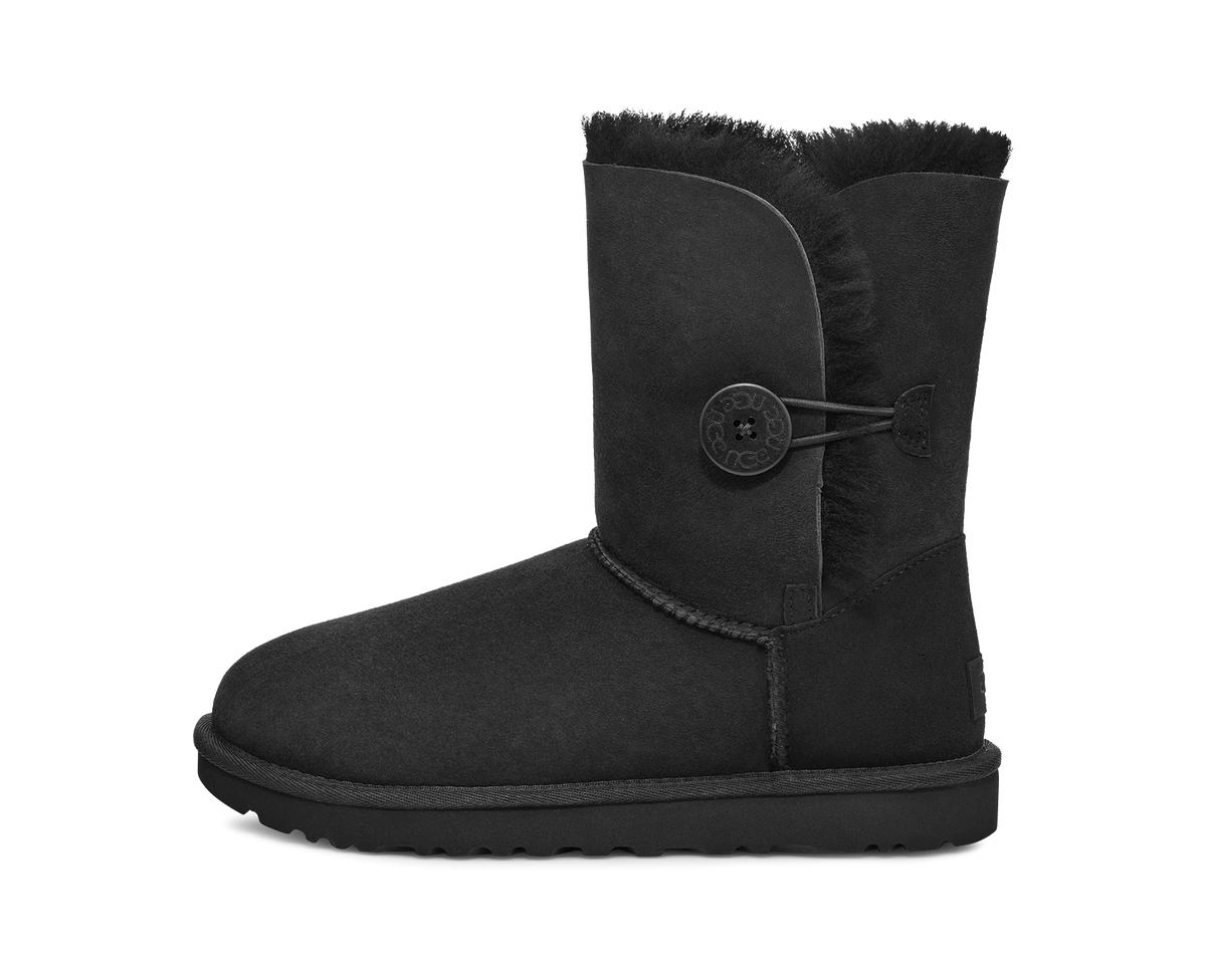 Overkicks - UGG Bailey Button II Black (Womens) (1016226-BLK) - vista lateral