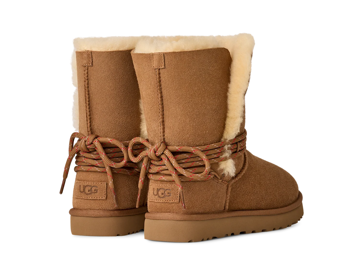 Overkicks - UGG Bailey Tie Boot Chestnut (Womens) (1171530-CHE) - detalle suela