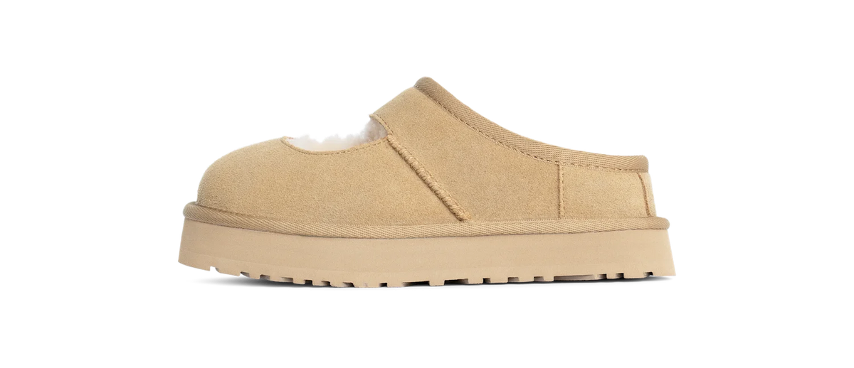 Overkicks - UGG Bea Mary Jane Mustard Seed (Kids) (1166552K-MDSD) - vista lateral