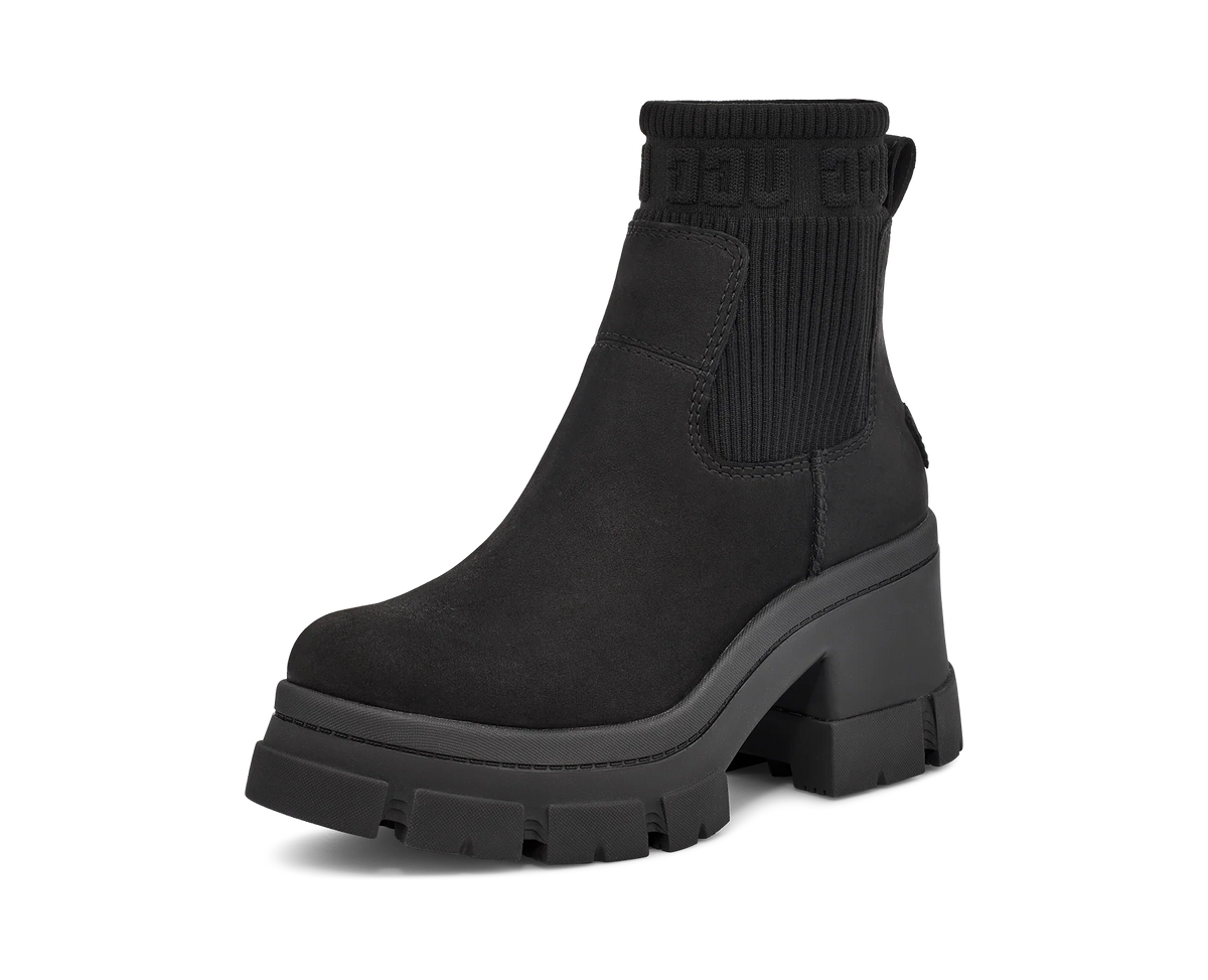 Overkicks - UGG Brooklyn Chelsea Boot Black (Womens) (1148730-BLK) - vista trasera