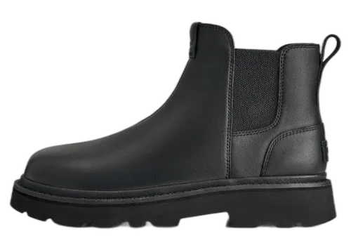 Overkicks - UGG Chelsea Lug Leather Boot Black (1172990-BLK) - vista lateral