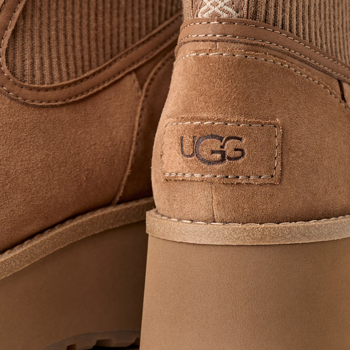 Overkicks - UGG Cityfunc Chelsea Boot Chestnut (Womens) (1173258-CHE) - vista superior