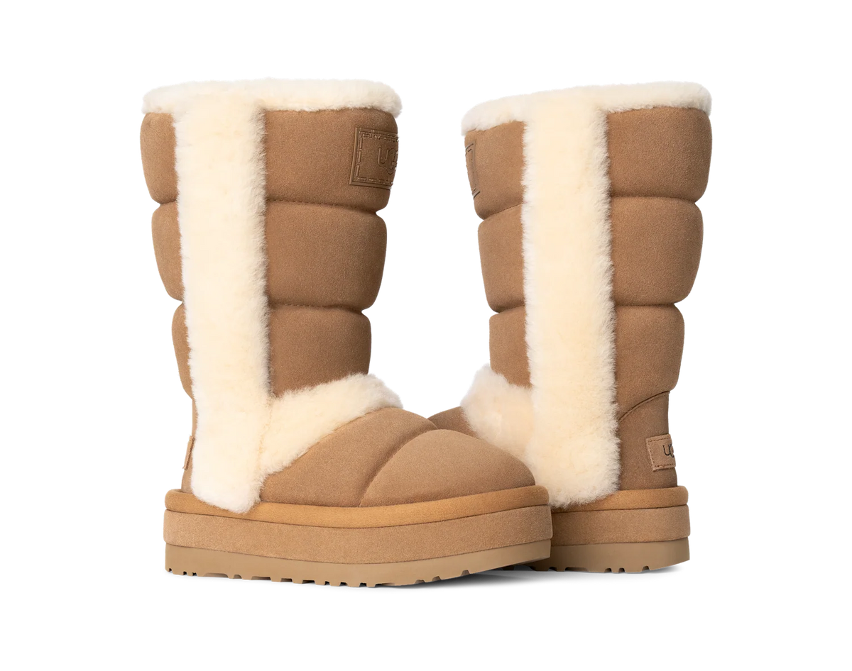 Overkicks - UGG Classic Chillapeak Boot Tall Chestnut (Womens) (1145990-CHE) - par completo