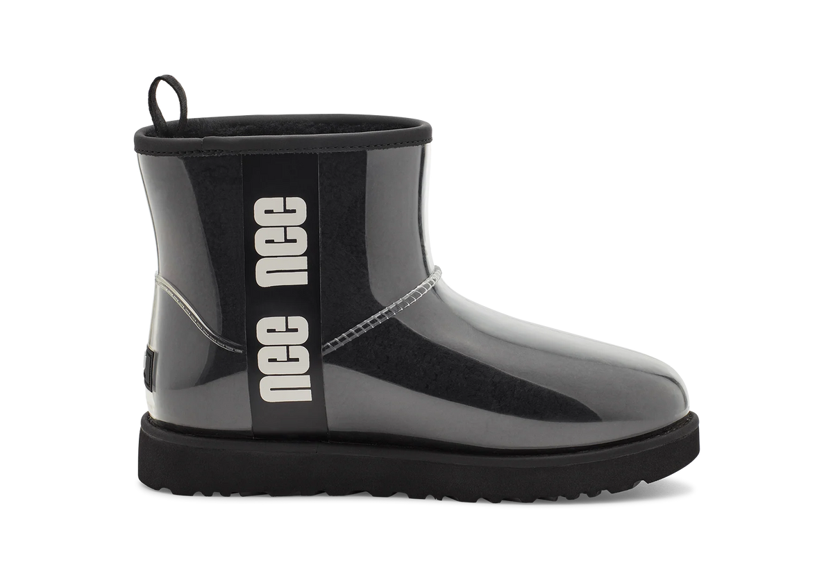 Overkicks - UGG Classic Clear Mini Boot Black (Womens) (1113190-BLK) - par completo