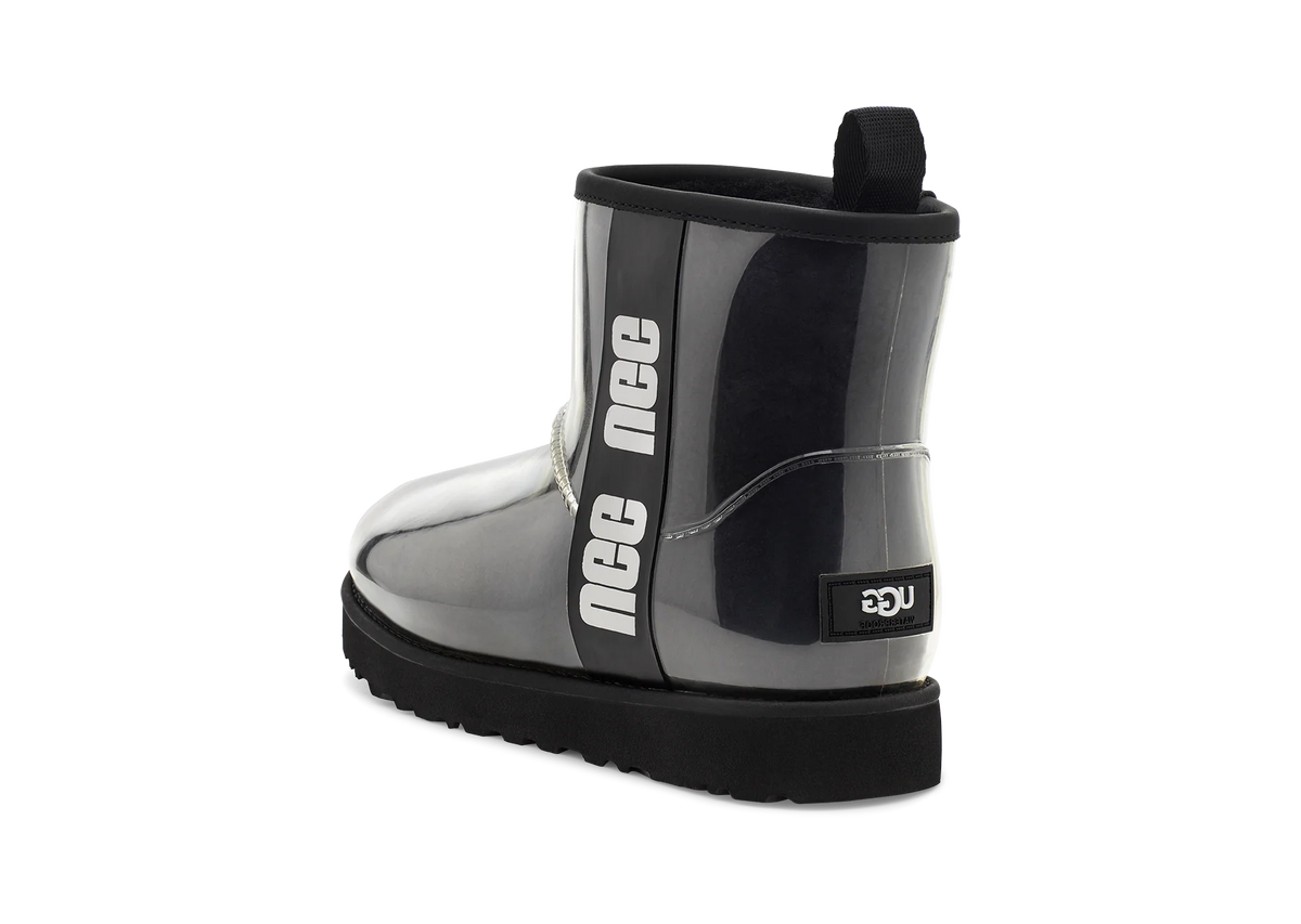 Overkicks - UGG Classic Clear Mini Boot Black (Womens) (1113190-BLK) - detalle suela