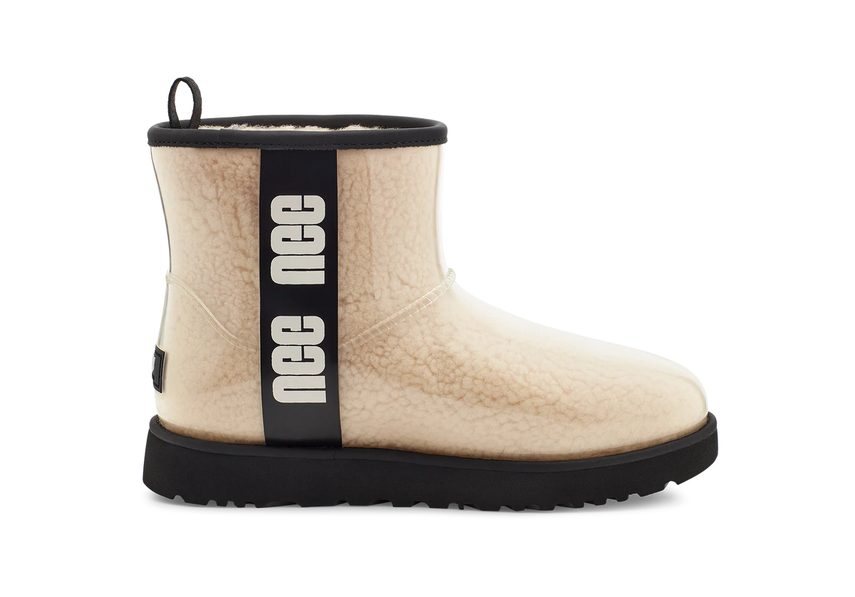Overkicks - UGG Classic Clear Mini Boot Natural Black (Womens) (1113190-NBLC) - par completo