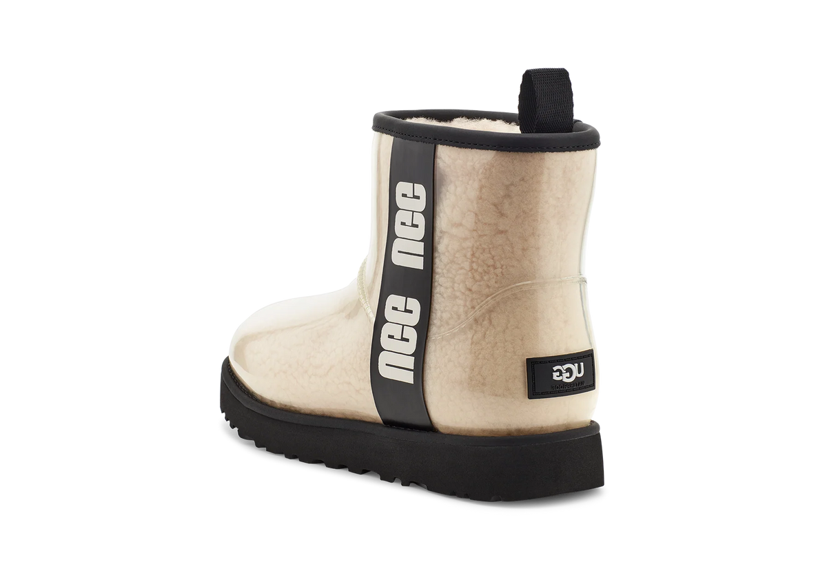 Overkicks - UGG Classic Clear Mini Boot Natural Black (Womens) (1113190-NBLC) - detalle suela