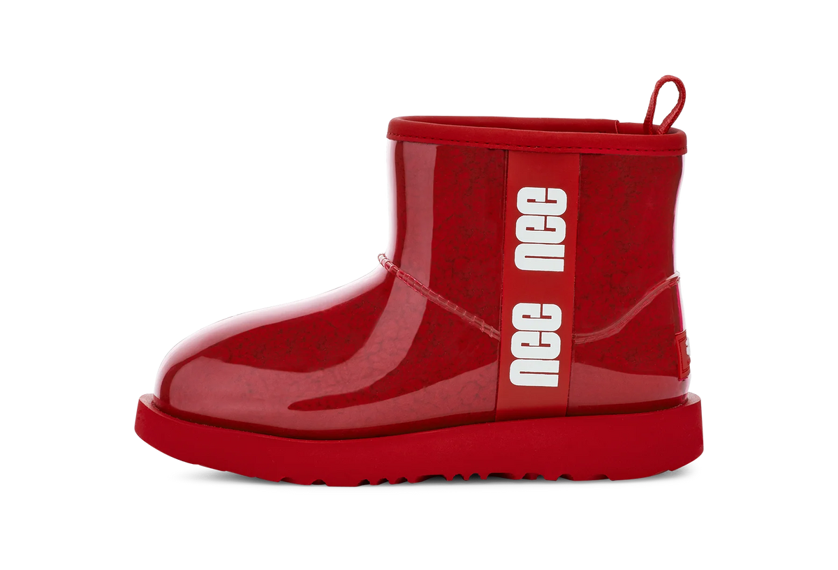 Overkicks - UGG Classic Clear Mini Boot Samba Red (Womens) (1113190-SBR) - vista lateral