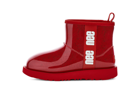Overkicks - UGG Classic Clear Mini Boot Samba Red (Womens) (1113190-SBR) - vista lateral