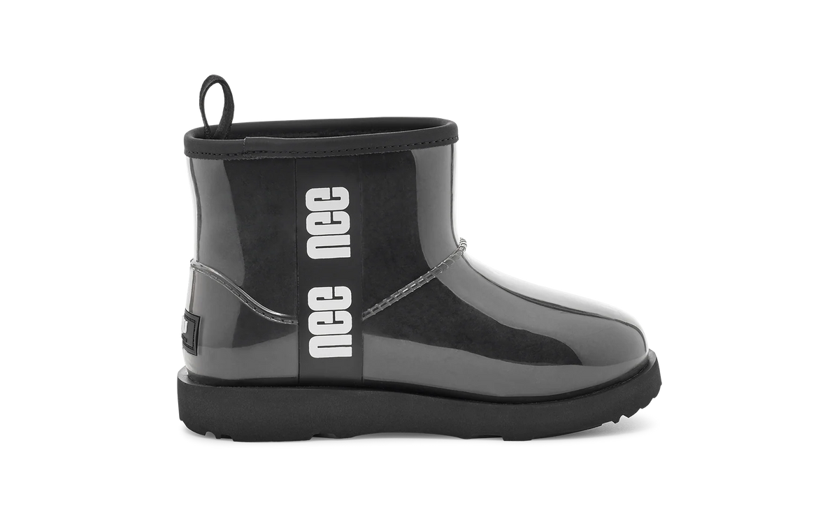 Overkicks - UGG Classic Clear Mini II Boot Black (Kids) (1112386K-BLK) - imagen 3