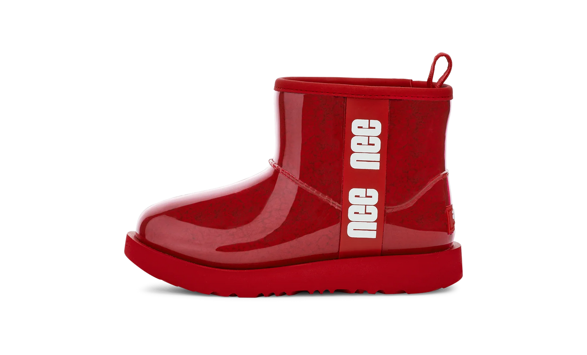 Overkicks - UGG Classic Clear Mini II Boot Samba Red (Kids) (1112386K-SBR) - vista lateral