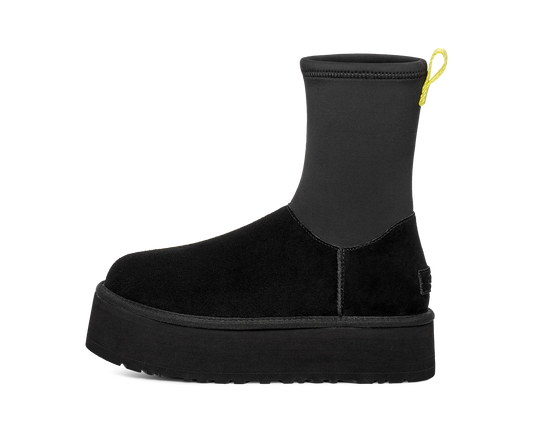 Overkicks - UGG Classic Dipper Boot Black (Womens) (1144031-BLK) - vista lateral