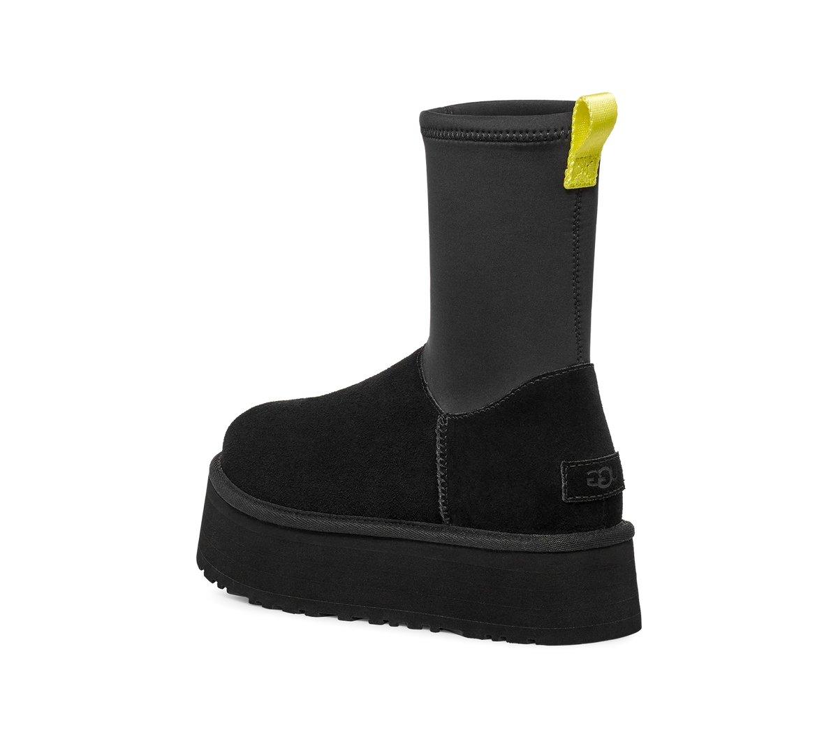 Overkicks - UGG Classic Dipper Boot Black (Womens) (1144031-BLK) - detalle suela