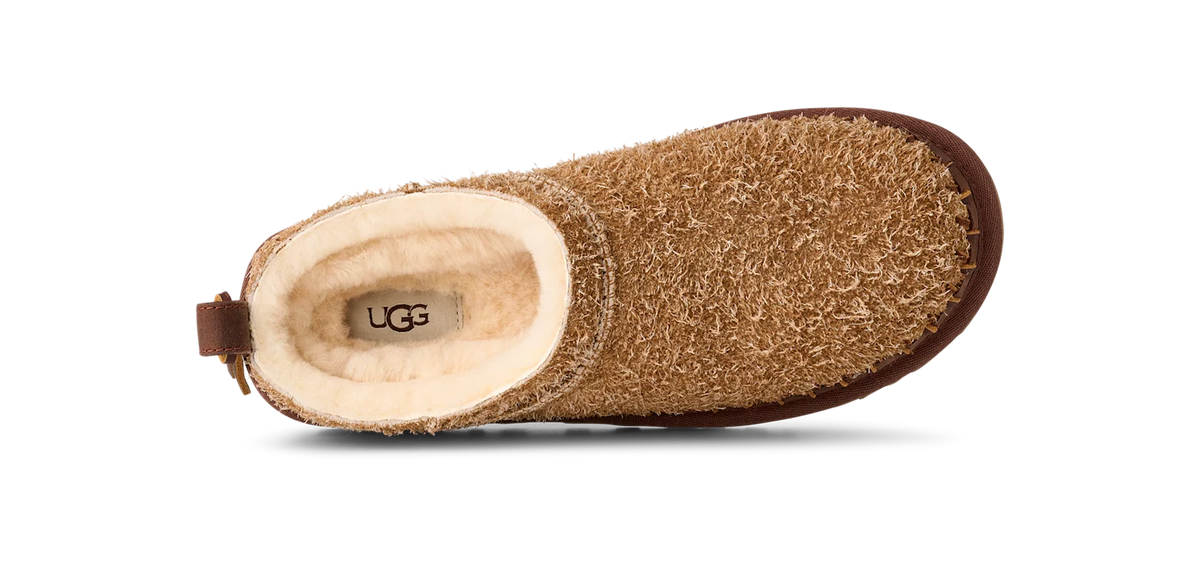 Overkicks - UGG Classic Micro Biarritz Chestnut (Womens) (1171411-CHE) - detalle talon