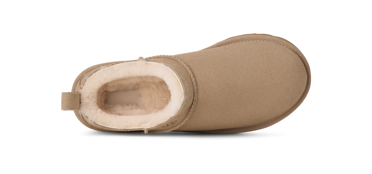 Overkicks - UGG Classic Micro Sand (Womens) (1173891-SAN) - detalle talon