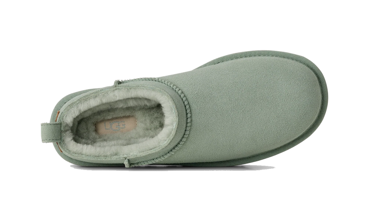 Overkicks - UGG Classic Micro Slipper Artichoke (Womens) (1173891-ART) - detalle talon