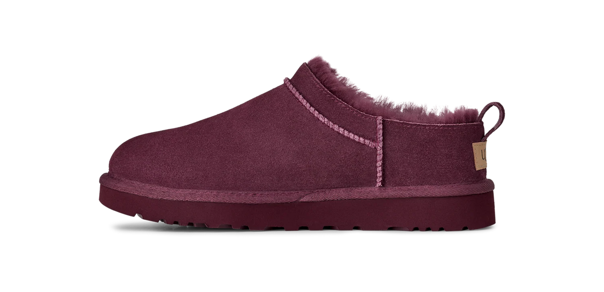 Overkicks - UGG Classic Micro Slipper Burnt Magenta (Womens) (1173891-BTMG) - par completo