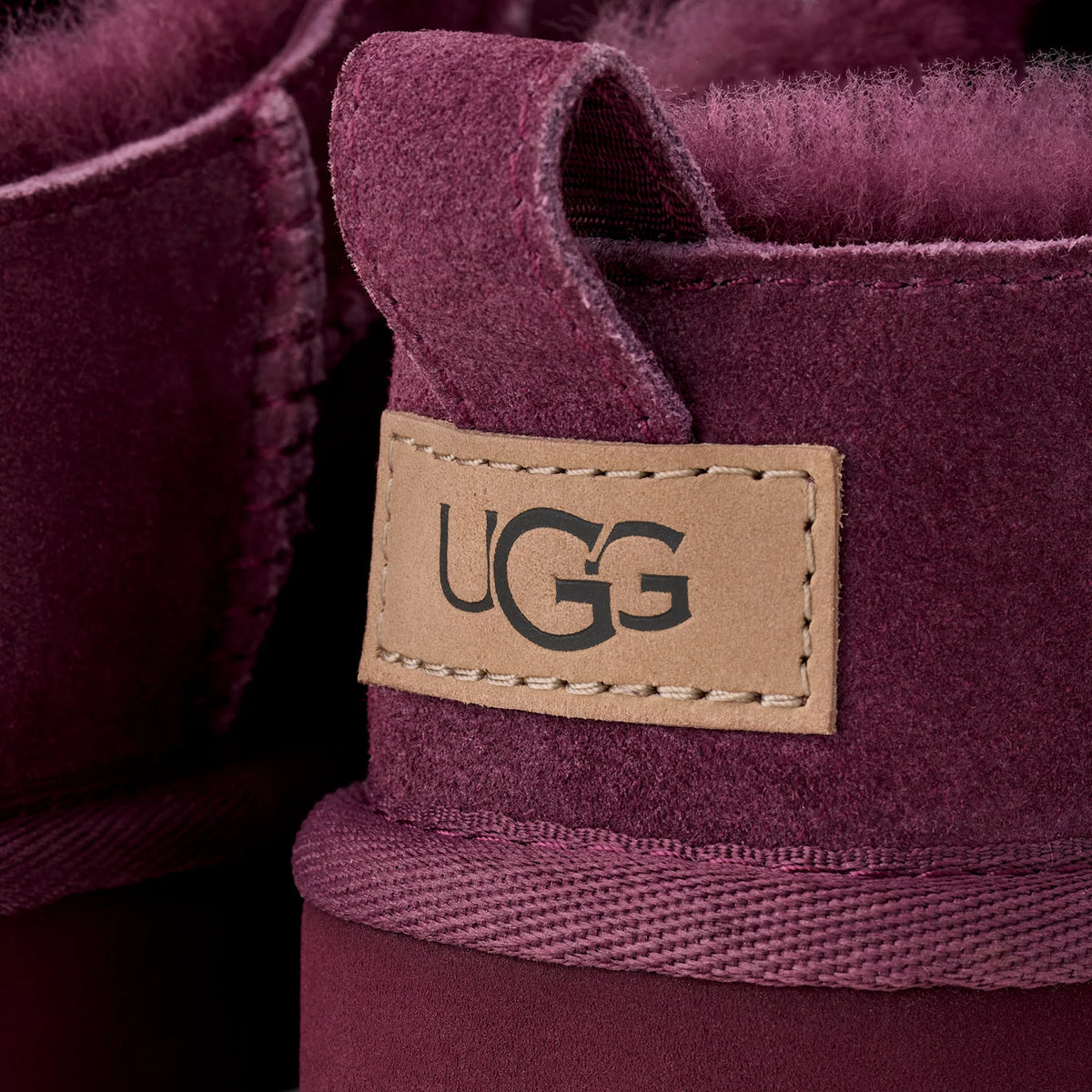 Overkicks - UGG Classic Micro Slipper Burnt Magenta (Womens) (1173891-BTMG) - vista superior