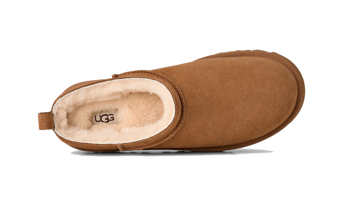 Overkicks - UGG Classic Micro Slipper Chestnut (1180190-CHE) - detalle talon