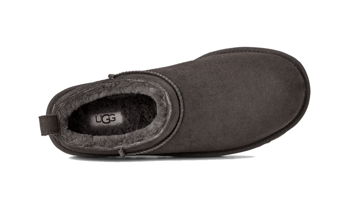 Overkicks - UGG Classic Micro Slipper Dense Smoke (Womens) (1173891-DNSS) - detalle talon