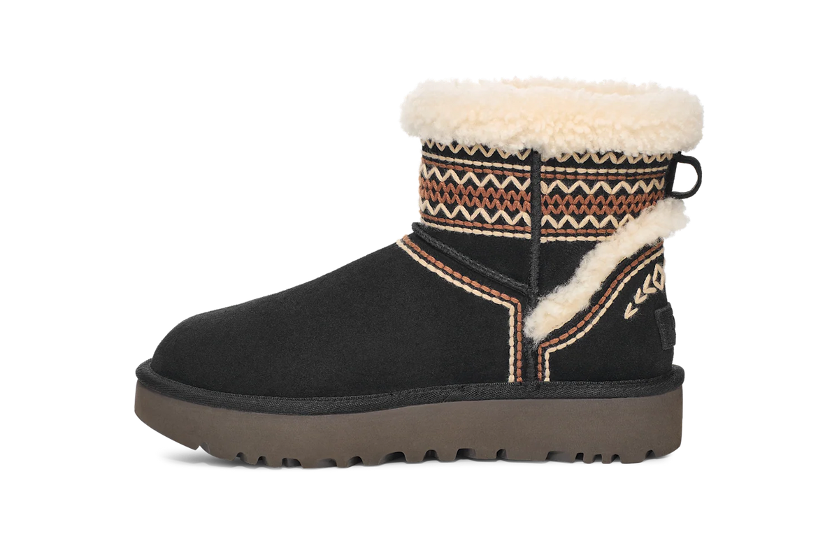 Overkicks - UGG Classic Mini Atherson Boot Black (Womens) (1158281-BLK) - par completo