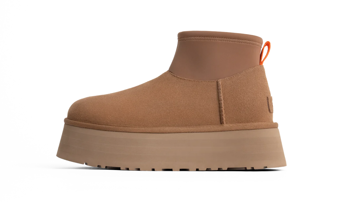Overkicks - UGG Classic Mini Dipper Boot Chestnut (Womens) (1168170-CHE) - vista lateral