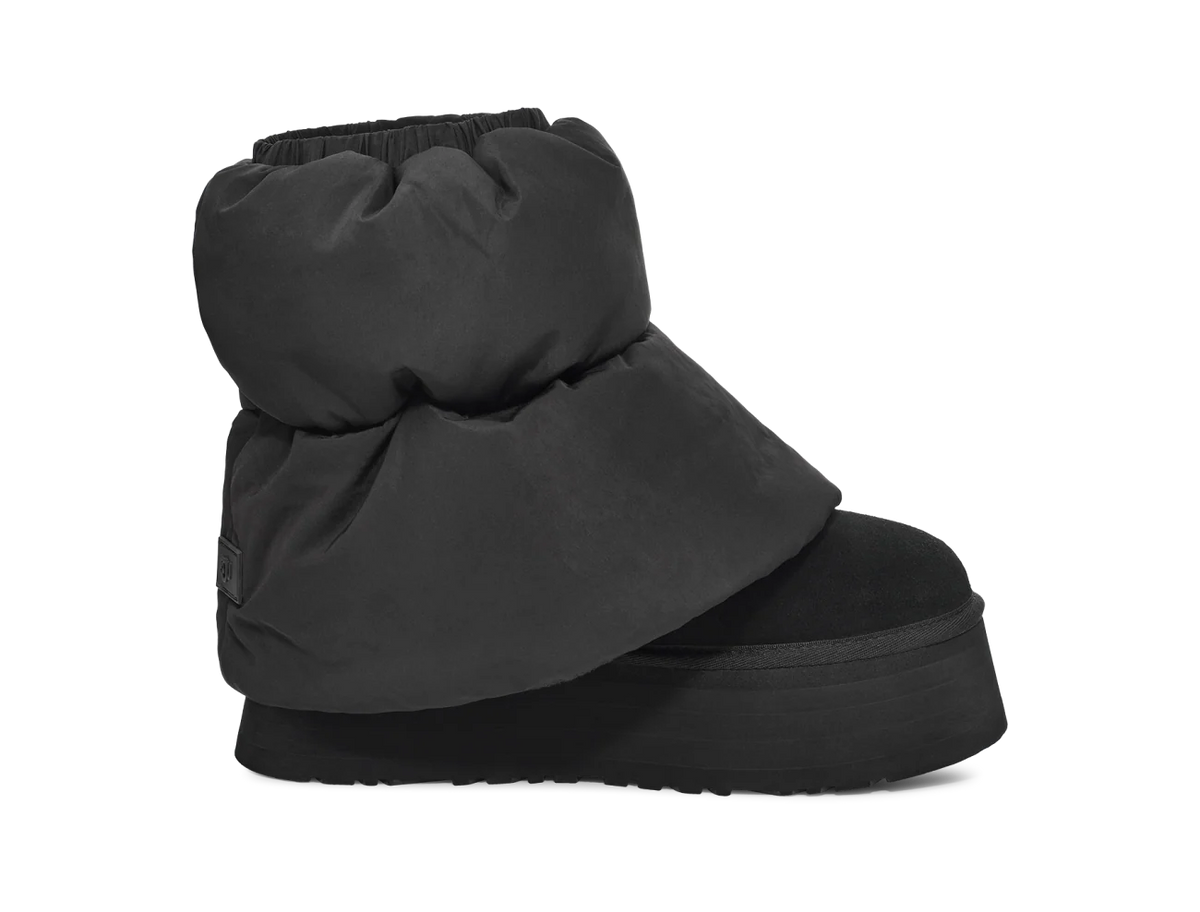 Overkicks - UGG Classic Mini Dipper Puffer Boot Black (Womens) (1158275-BBLC) - par completo