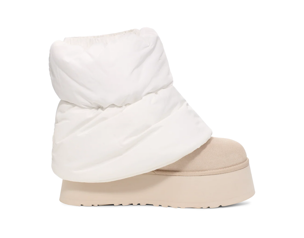 Overkicks - UGG Classic Mini Dipper Puffer Boot White Ceramic (Womens) (1158275-WCRM) - par completo