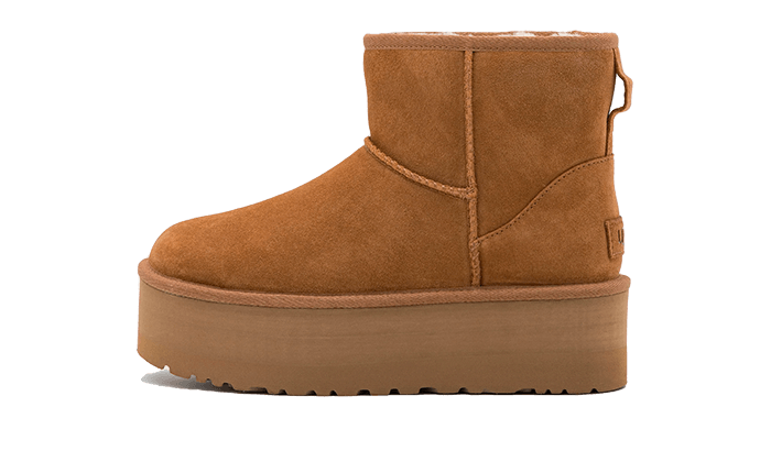 Overkicks - UGG Classic Mini Platform Boot Chestnut (Womens) (1134991-CHE) - vista lateral