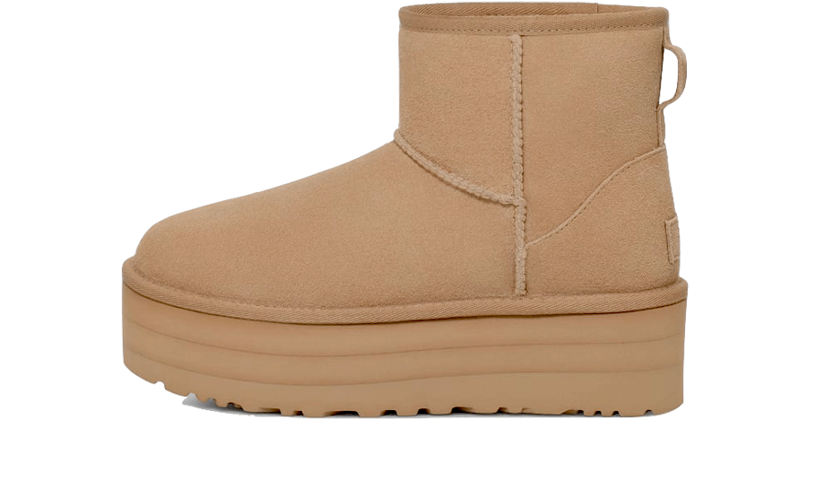 Overkicks - UGG Classic Mini Platform Boot Mustard Seed (Womens) (1134991-MDSD) - vista lateral