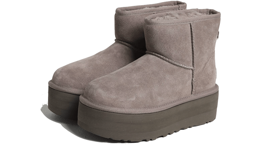 Overkicks - UGG Classic Mini Platform Boot Smoke Plum (Womens) (1134991-SKP) - vista trasera