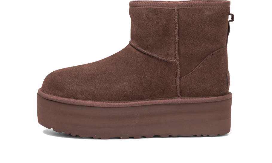 Overkicks - UGG Classic Mini Platform Burnt Cedar (Womens) (1134991-BCDR) - vista lateral