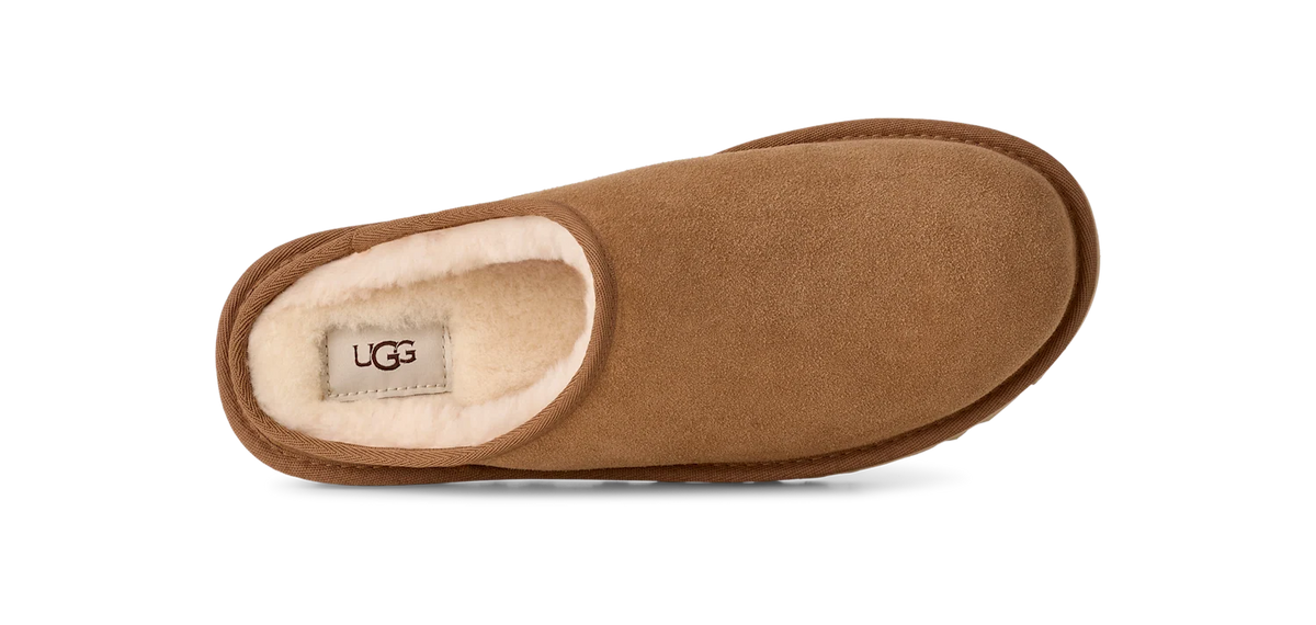 Overkicks - UGG Classic Slip-On Chestnut (1129290-CHE) - detalle talon