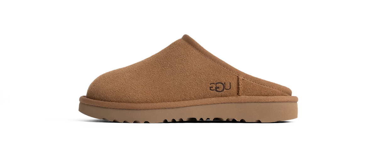 Overkicks - UGG Classic Slip-On Slipper Chestnut (Kids) (1161030K-CHE) - vista lateral