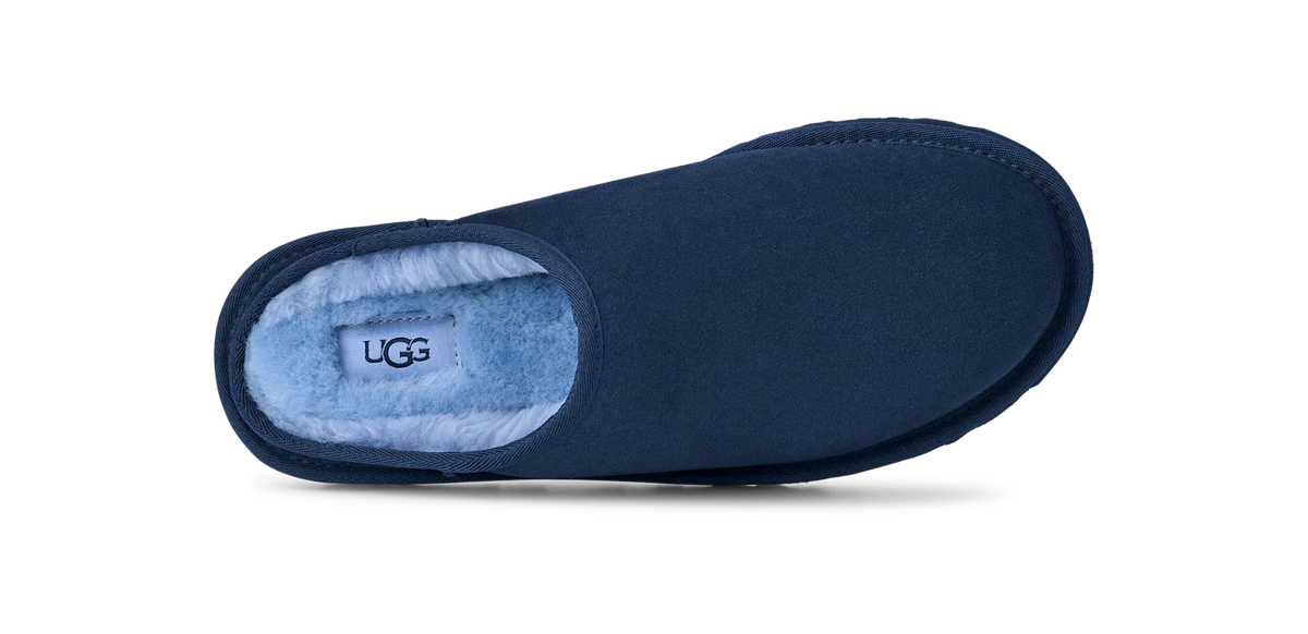 Overkicks - UGG Classic Slip-On Slipper Deep Ocean (1129290-DEOC) - detalle talon