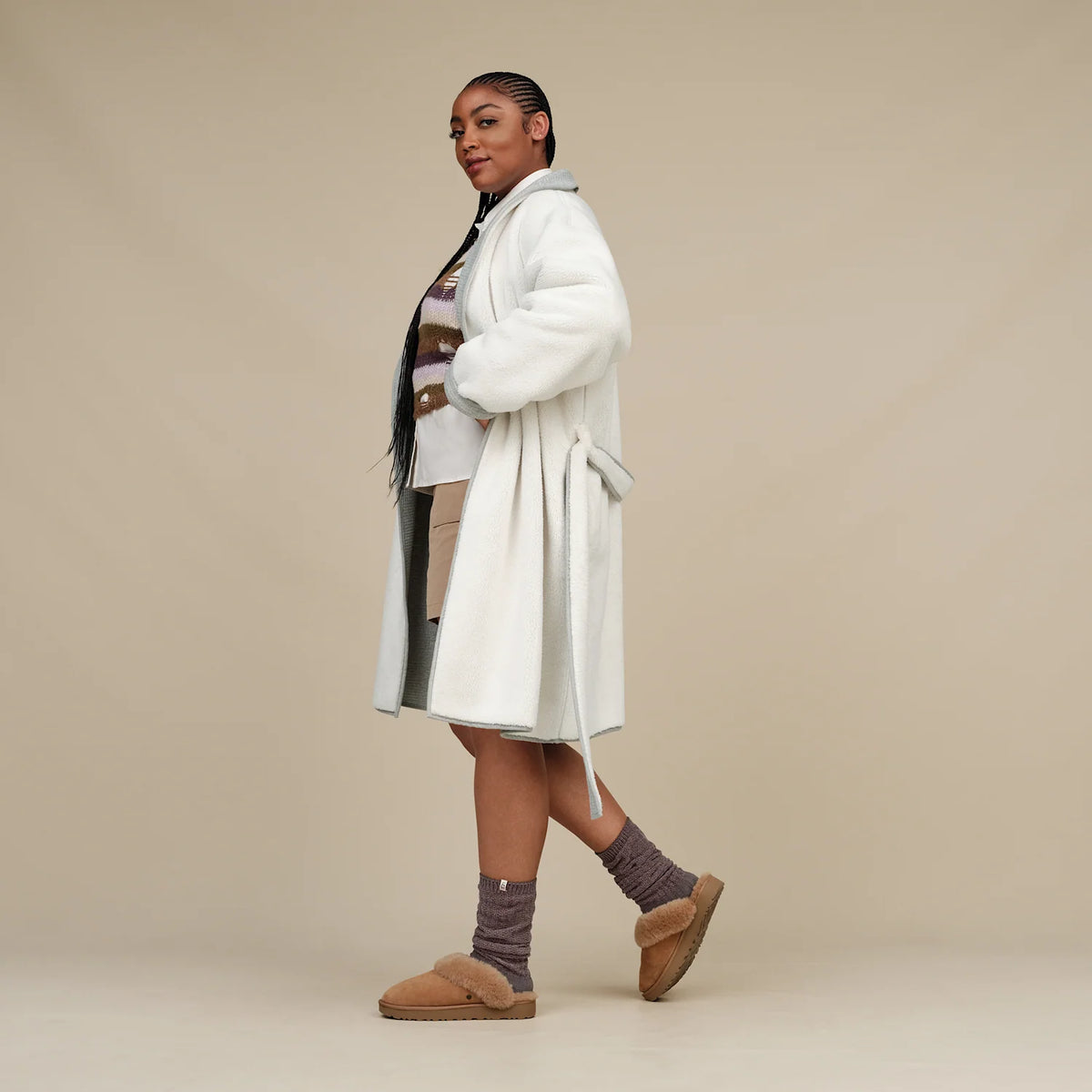 Overkicks - UGG Classic Slipper II Chestnut (Womens) (1130876-CHE) - detalle talon