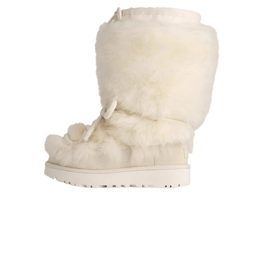 Overkicks - UGG Classic Tall Chalet Boot White (Women's) (1171570-WHT) - vista lateral