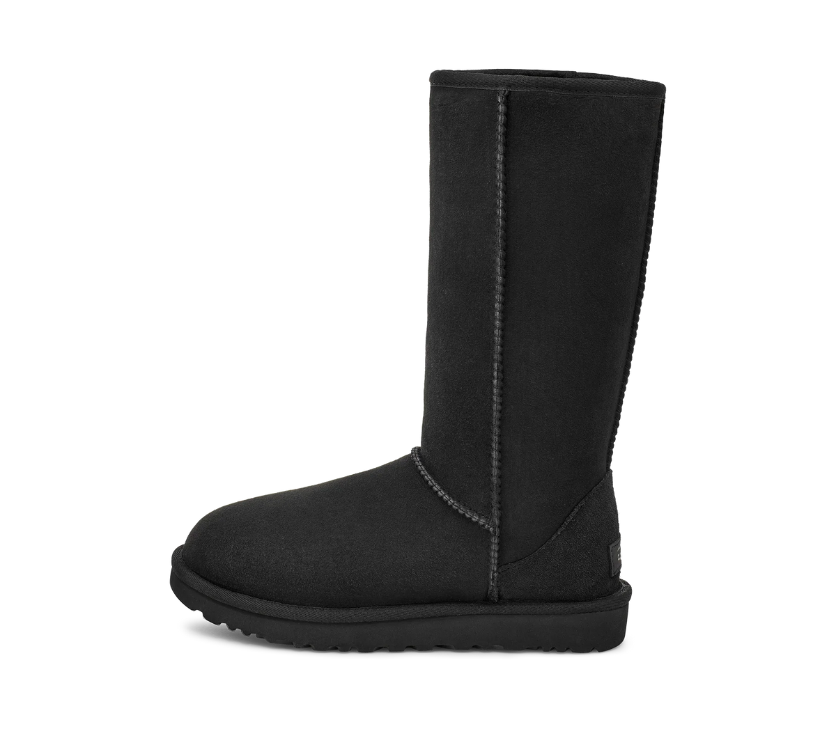 Overkicks - UGG Classic Tall II Boot Black (Womens) (1016224-BLK) - vista lateral