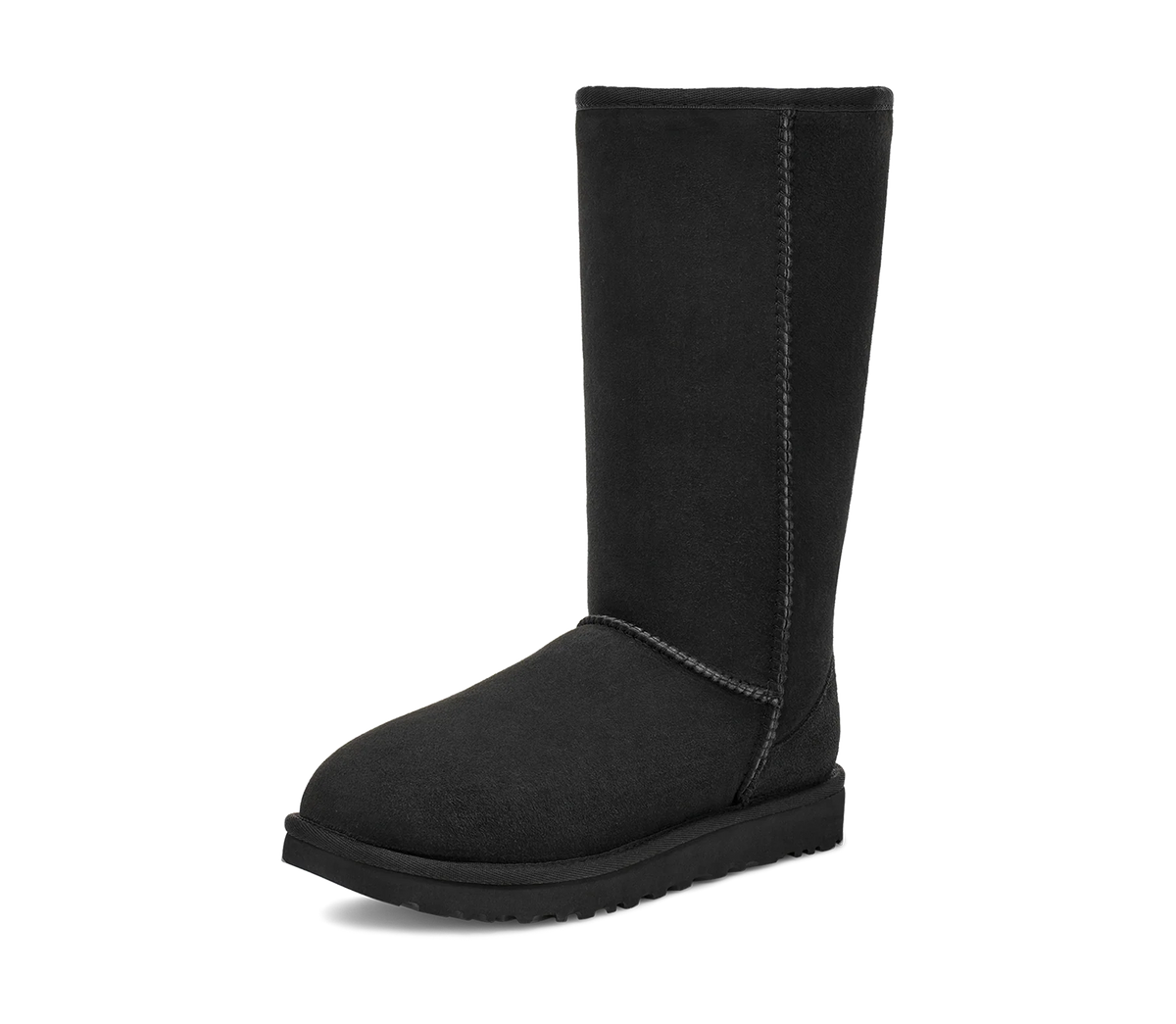 Overkicks - UGG Classic Tall II Boot Black (Womens) (1016224-BLK) - vista trasera