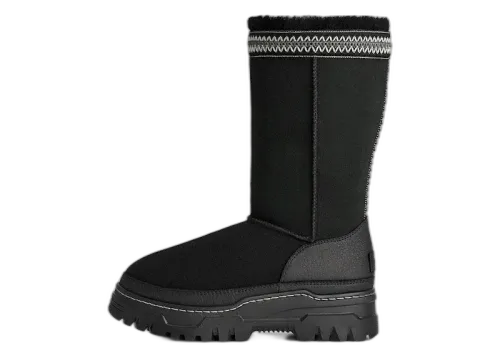 Overkicks - UGG Classic Tall TrailGazer Boot Black (Women's) (1158323-BLK) - vista lateral