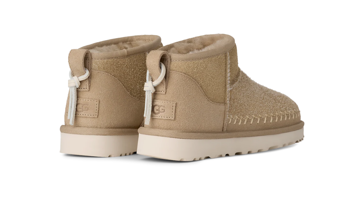 Overkicks - UGG Classic Ultra Mini Biarritz Boot Mustard Seed (Womens) (1171538-MDSD) - detalle suela