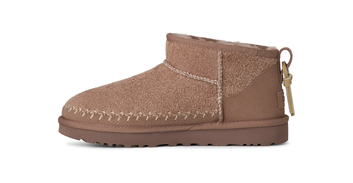 Overkicks - UGG Classic Ultra Mini Biarritz Boot Rocky Oak (Womens) (1171538-RYK) - par completo