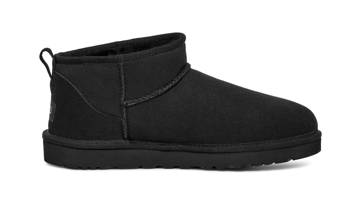 Overkicks - UGG Classic Ultra Mini Boot Black (Womens) (1116109-BLK) - par completo