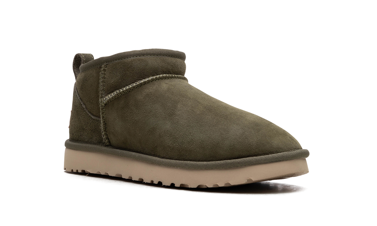 Overkicks - UGG Classic Ultra Mini Boot Burnt Olive (Womens) (1116109-BTOL) - detalle lateral interior