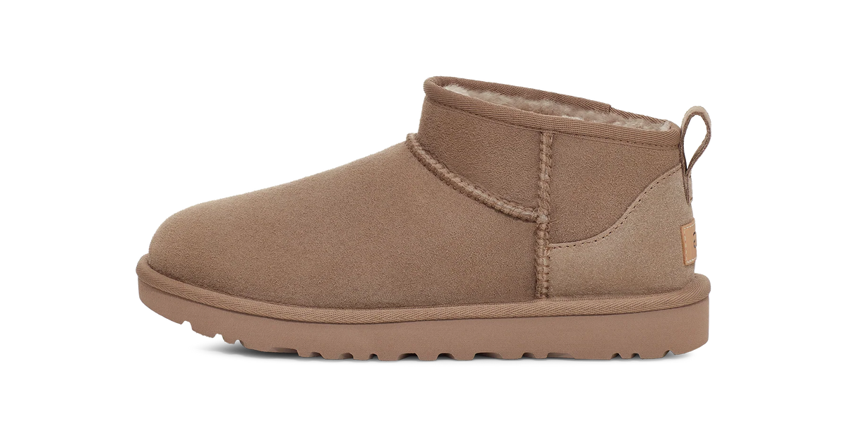 Overkicks - UGG Classic Ultra Mini Boot Caribou (Womens) (1116109-CRBO) - vista lateral