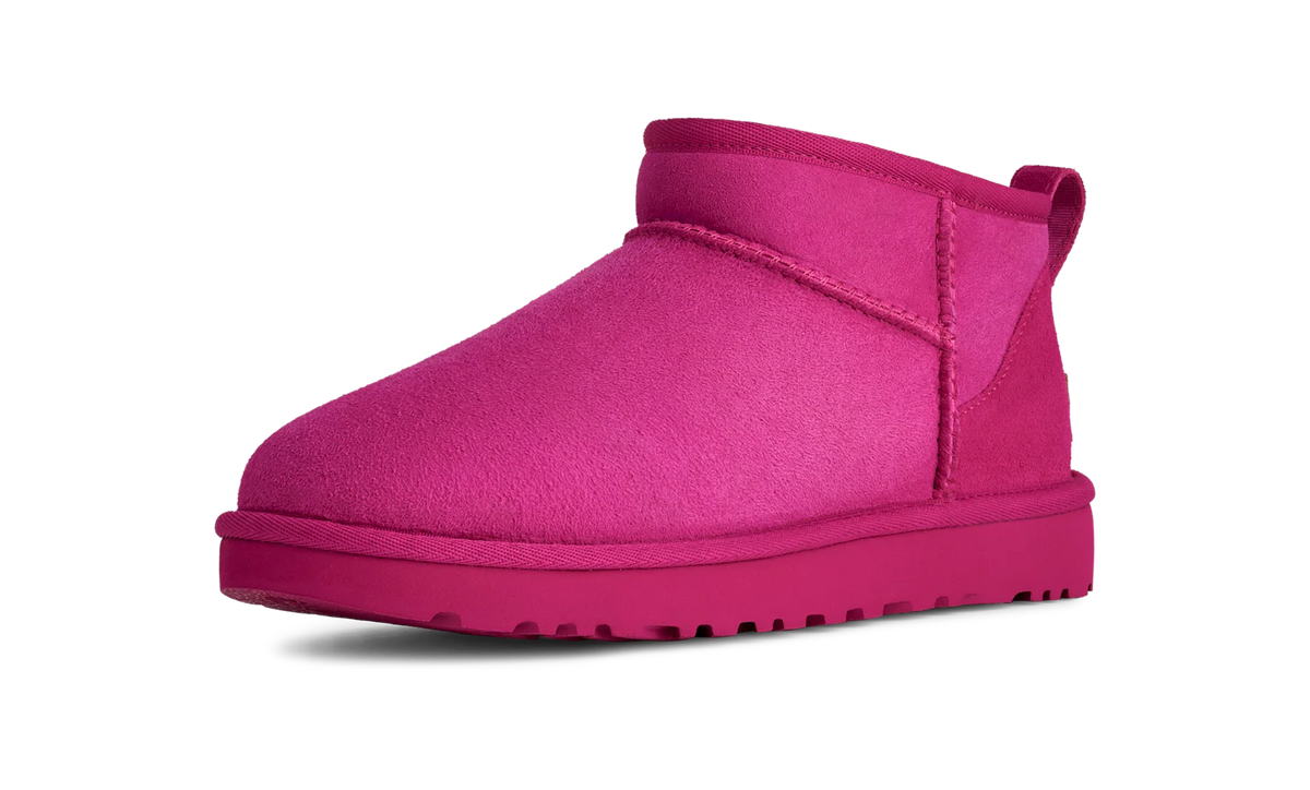Overkicks - UGG Classic Ultra Mini Boot Dark Peony (Womens) (1116109-DNY) - vista trasera