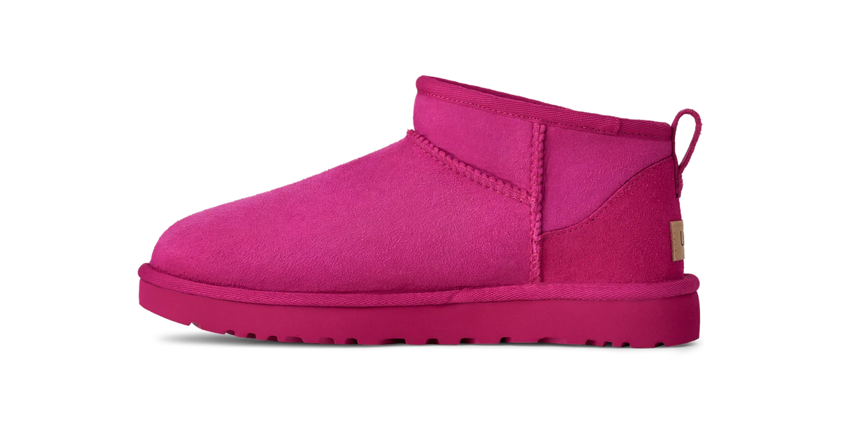 Overkicks - UGG Classic Ultra Mini Boot Dark Peony (Womens) (1116109-DNY) - par completo