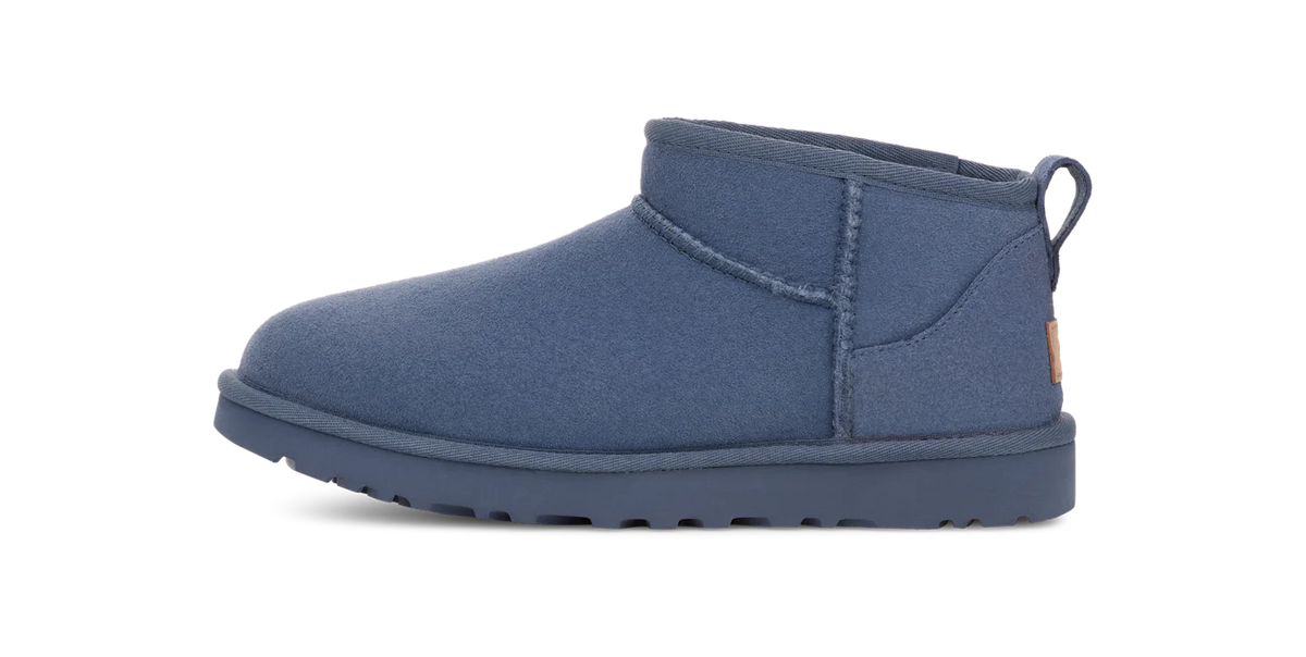 Overkicks - UGG Classic Ultra Mini Boot Desert Blue (Womens) (1116109-DTB) - vista lateral