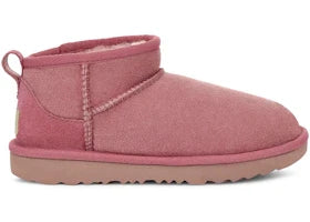 Overkicks - UGG Classic Ultra Mini Boot Dusty Orchid (Kids) (1130750K-DYR) - vista lateral